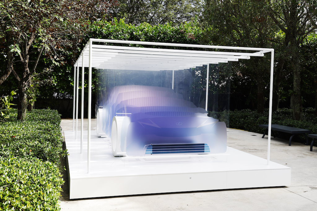 Marjan van Aubel's installation 8 Minutes and 20 Seconds at ICA Miami.