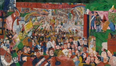 James Ensor, Christ’s Entry into Brussels in 1889, 1888