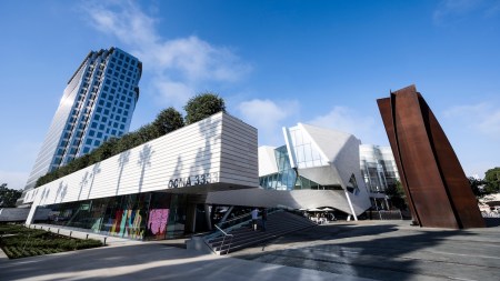 A museum's facade.